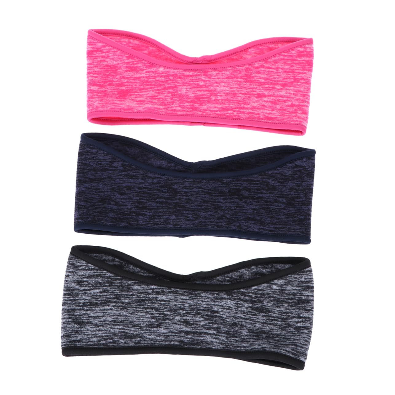 VALICLUD 9piezas Diadema Deportiva Antideslizante De Forro Para Correr y Yoga Paquete De Azul Para Climas Fríos y Actividades Al Aire