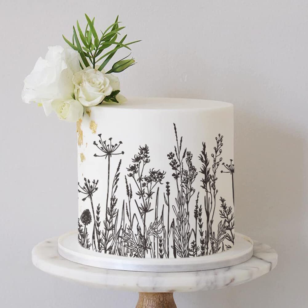 Rose Stencil Cake Lace Stencil For Wedding, Flower Mesh s Cake Decorating  Cookie Stencils Template Decorating Buttercream Print For Birthday Party  Bakery Type 7 Cake Stencil, image size:1001x1001