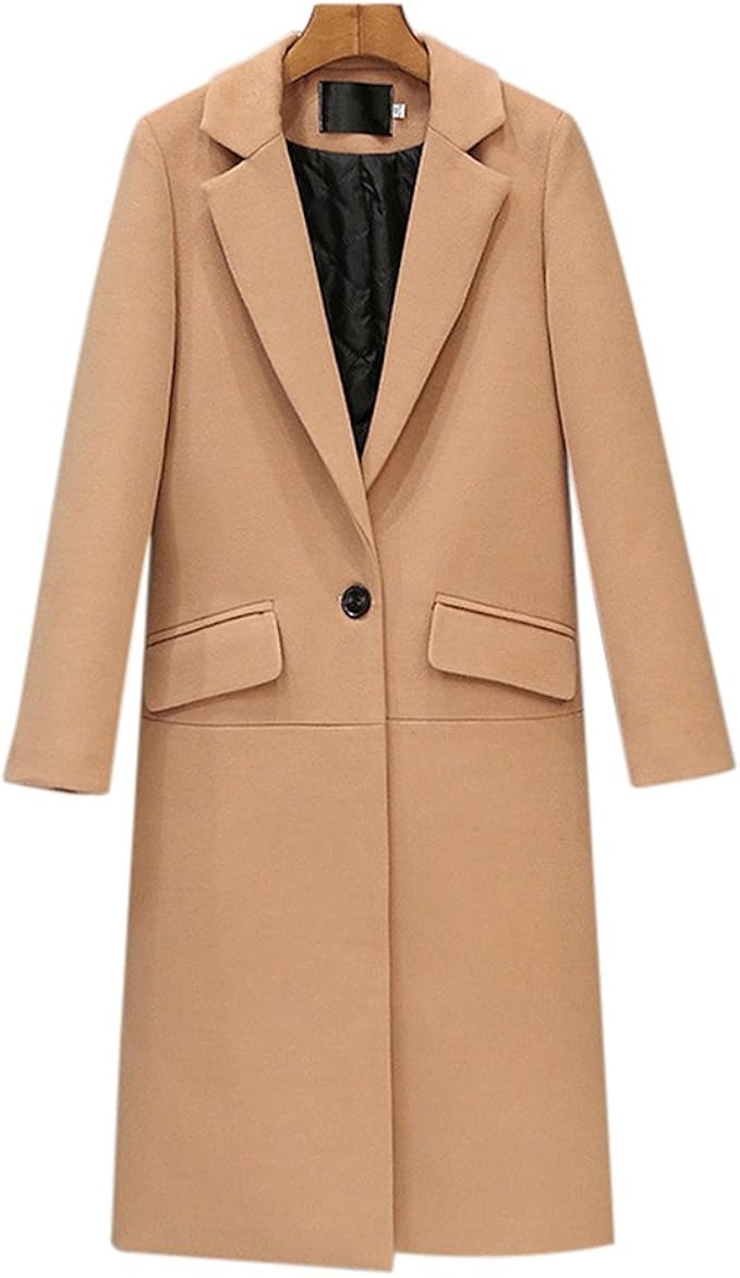 open front peacoat