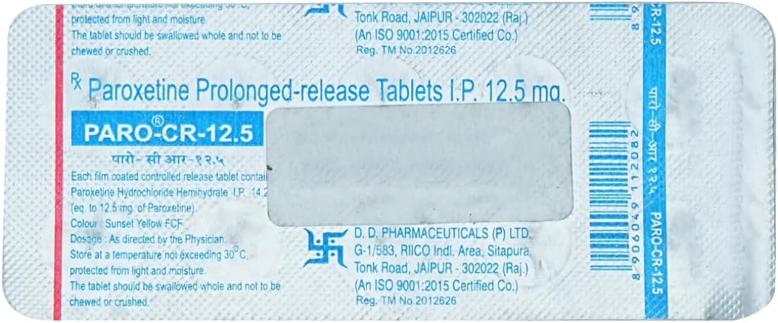 PARO CR 12.5MG - Strip of 10 Tablets