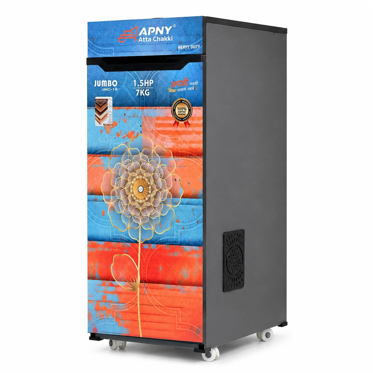 machine for home | Automatic Multi Grinder | Stainless Steel Grinding Chamber | Low Noise With 1.5HP Powerful Motor | Ghar Ghanti | Large Grinding Capacity to the (10–12 kg per Batch)-image-36
