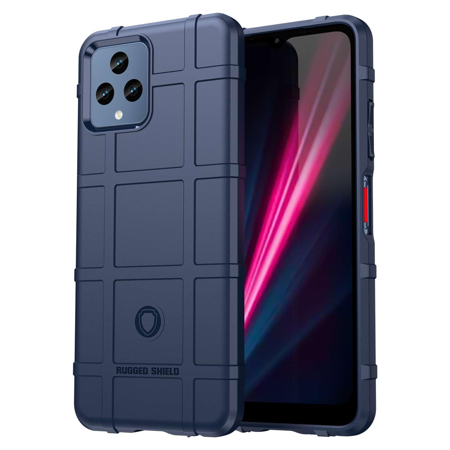 Custodia e cover per T-Mobile REVVL 6 5G,Fibra di carbonio raffinata,Anti- caduta,Anti-impronta digitale,protezione completa.Custodia compatibile con T -Mobile REVVL 6 5G