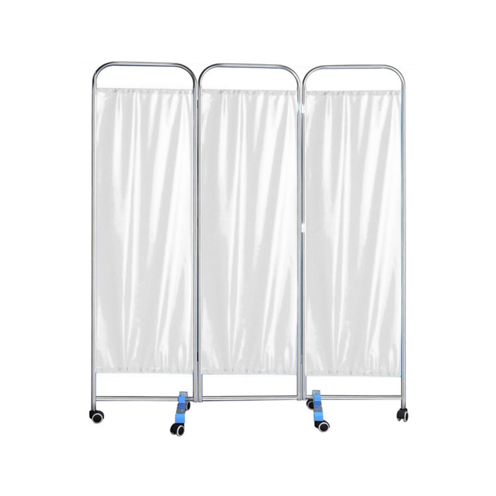Cloison de séparation pliable avec roulettes pour plus d'intimité | Idéal pour les bureaux, les hôpitaux et les salons | Solution de séparation portable et réglable