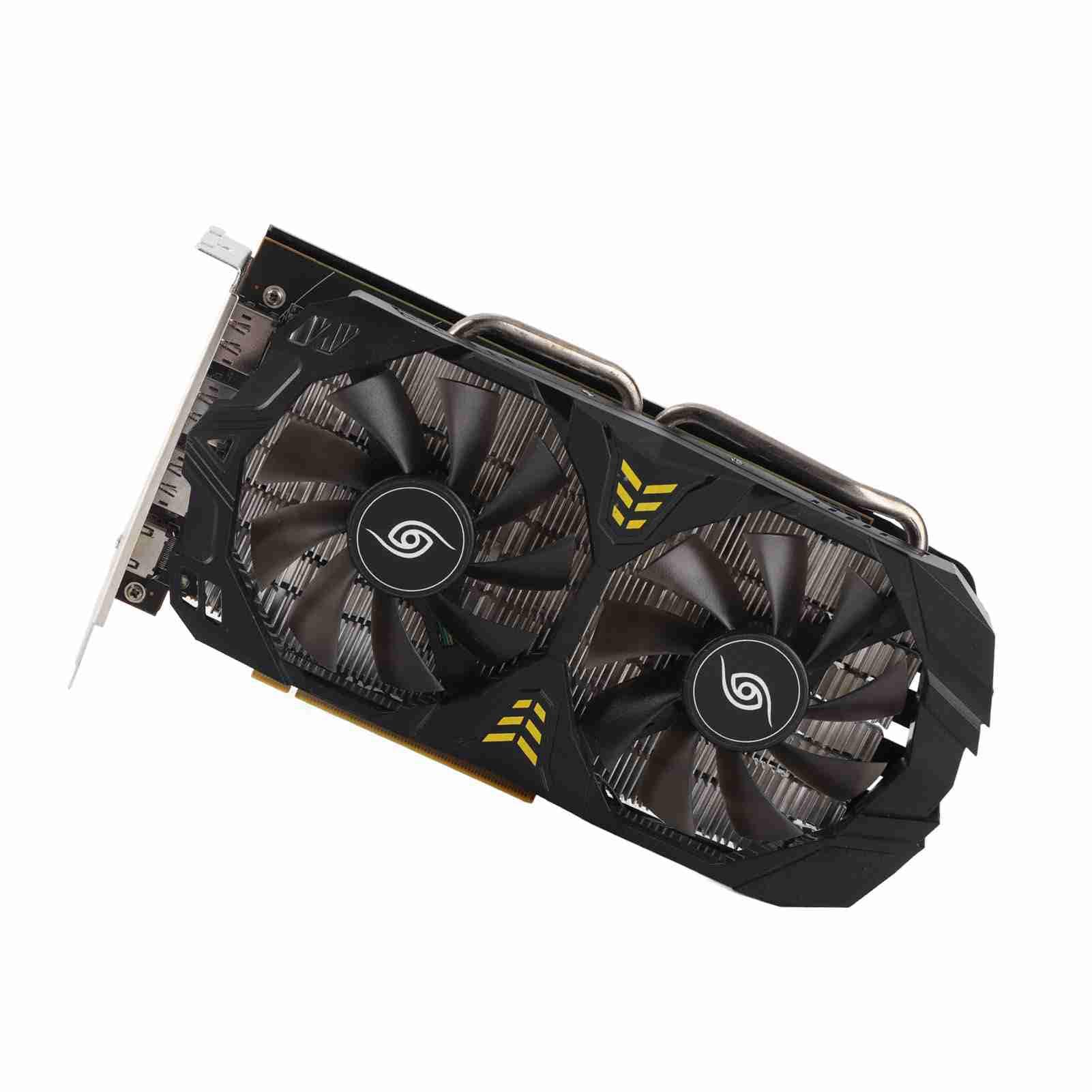 Scheda Grafica 8G GDDR5 1244 MHz - Doppia Ventola, 256 Bit, 3 Uscite, PCIe 2.0 per PC da Gioco