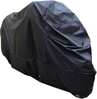 Goandstop Motorradgarage Winterfest Motorradabdeckung Wasserdicht Motorrad Roller Abdeckplane Outdoor 190T Schutzhülle