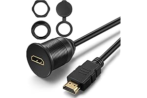 HDMI Grommet Flush Mount Cable - 1 Meter