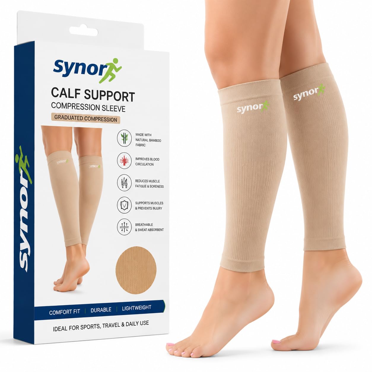 Calf Support Compression Sleeve (Pair) at ₹249 – Amazon