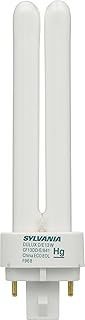 LEDVANCE Sylvania 20667 Compact Fluorescent 4 Pin Double Tube 4100K, 13-watt, White