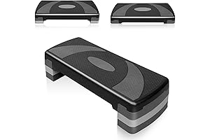 31”L x 11”W Aerobic Exercise Workout Step Platform for Home