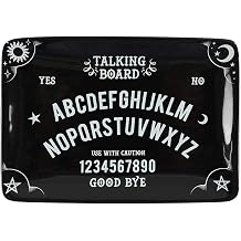 Grindstore Talking Board Trinket Dish Ornament Black 17x11.5x2cm
