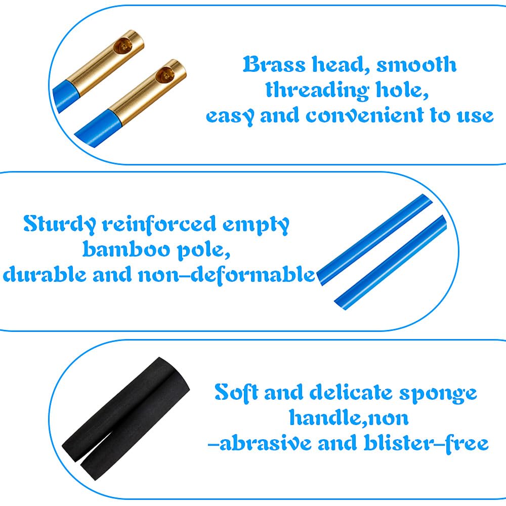 YANGUN Triple Bearing Diabolo Set, Diablo Toy, Juggling Set including Wooden Sticks - Image 3
