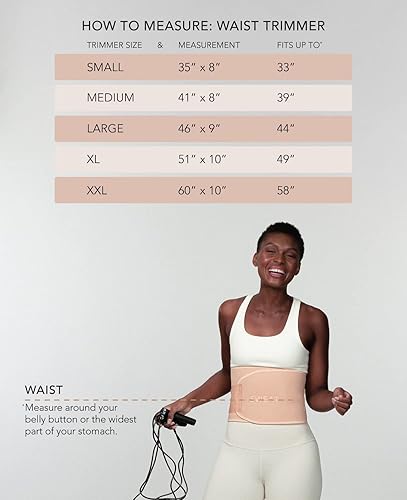 Miniatura 4 de Sweet Sweat - Faja reductora de cintura tonificada para mujeres y hombres, cinturón de entrenamiento de primera calidad para tonificar el área del