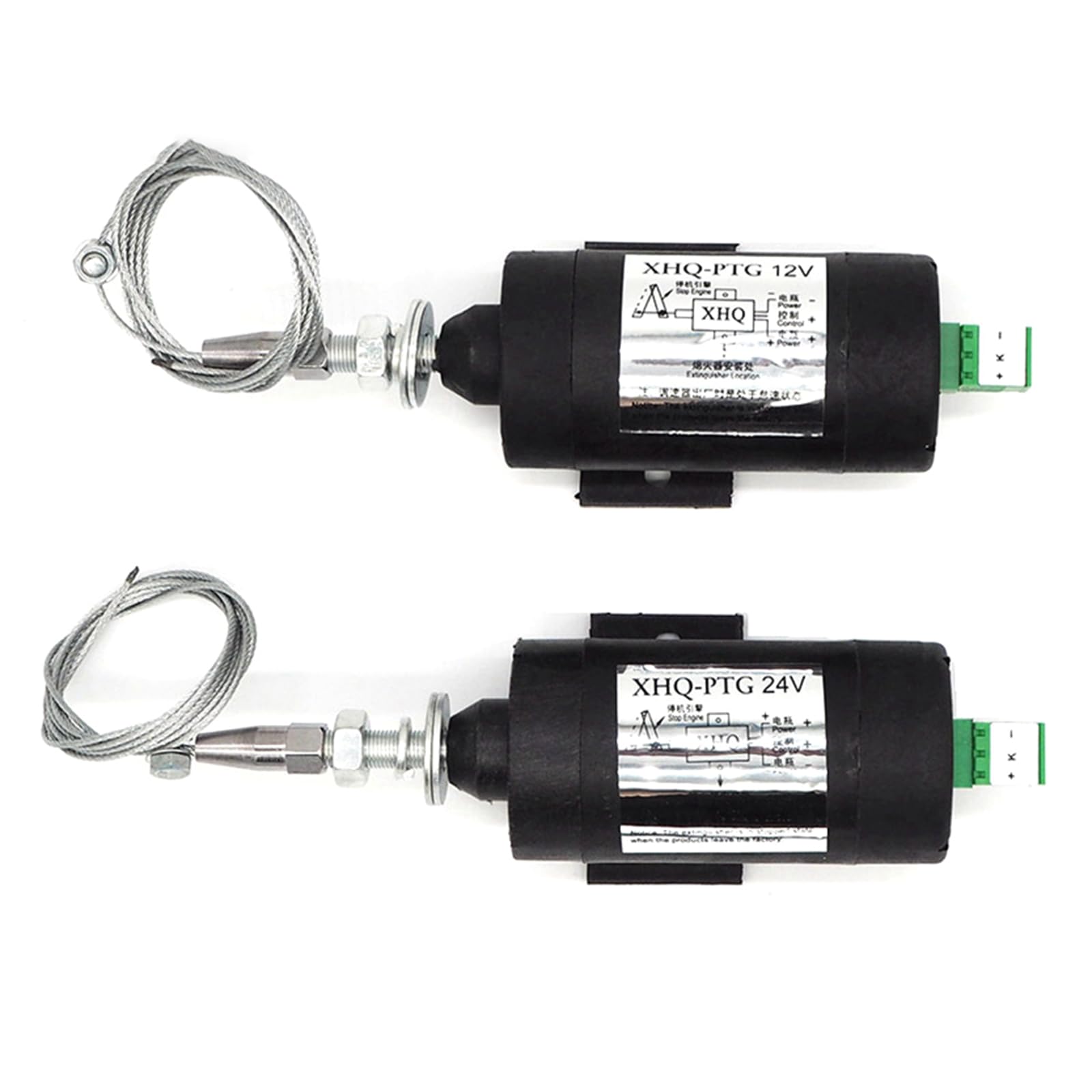 Válvulas solenoides de corte de combustible del motor para un apagado seguro y eficiente en varios sistemas de voltajes, condiciones adversas, guía de instalación fácil (idioma español no garantizado)