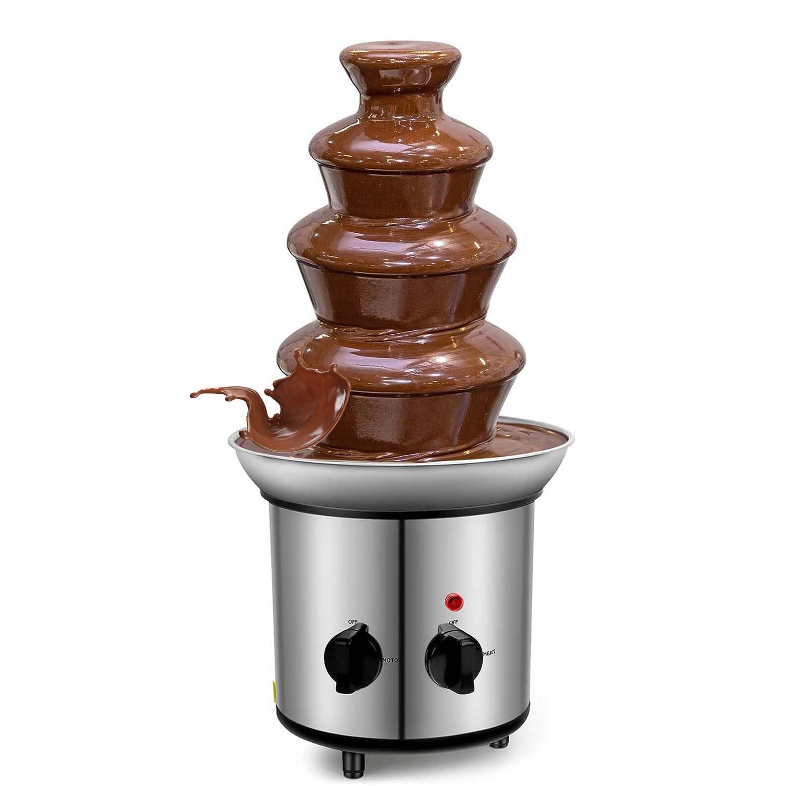 asdchZen Chocolate Fountain, Electric Commercial Chocolate Waterfall Machine, Suitable For Parties, Weddings