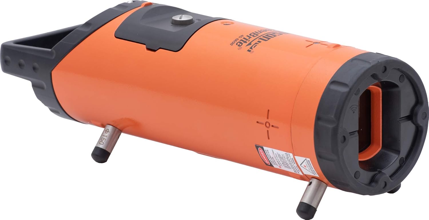 Johnson Level & Tool 40-6698 Electronic Self-Leveling Pipe Laser with GreenBrite Technology, Green, 1 Laser