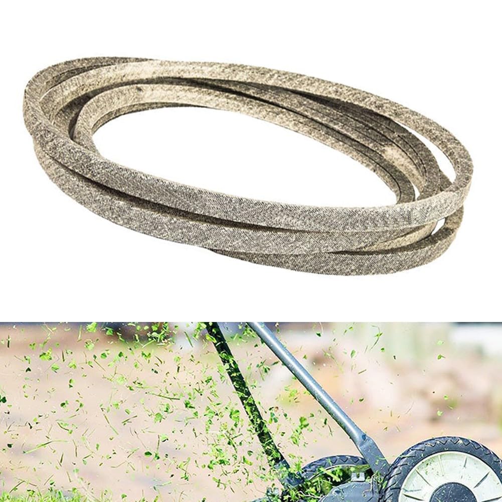 Correa de repuesto de fibra de 1,6 x 332,7 cm compatible con 754-04048/954-04048 / M111534, ajuste duradero para mantenimiento de jardín