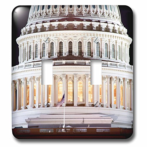Dôme du Capitole interrupteur à baïonnette de Washington 3dRose LSP_259160_2 - 2