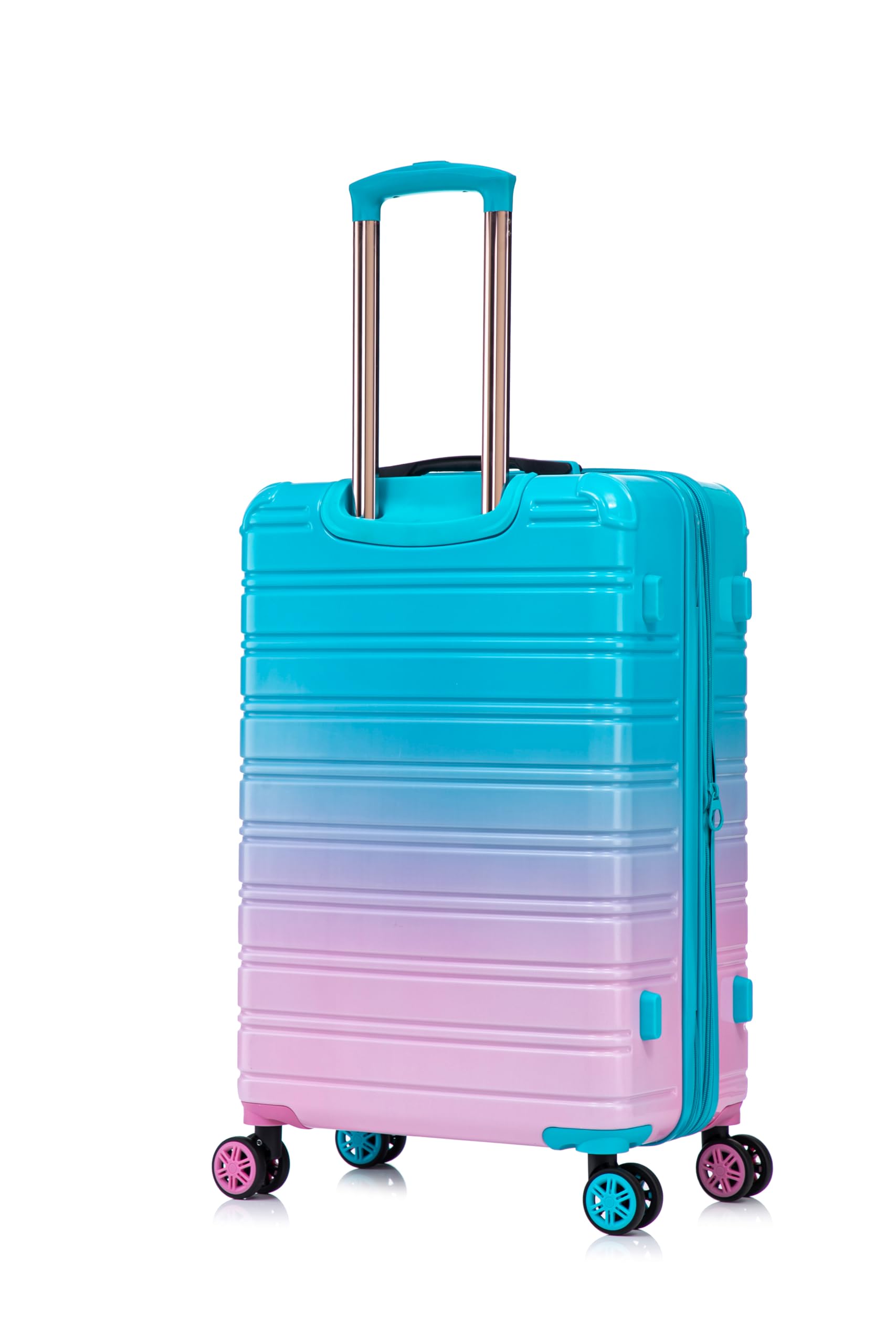CELIMS - Maleta de Policarbonato | Maleta de Viaje Cabina | Maleta Cabina 55x40x20 cm | Trolley Cabina | Degradado Turquesa