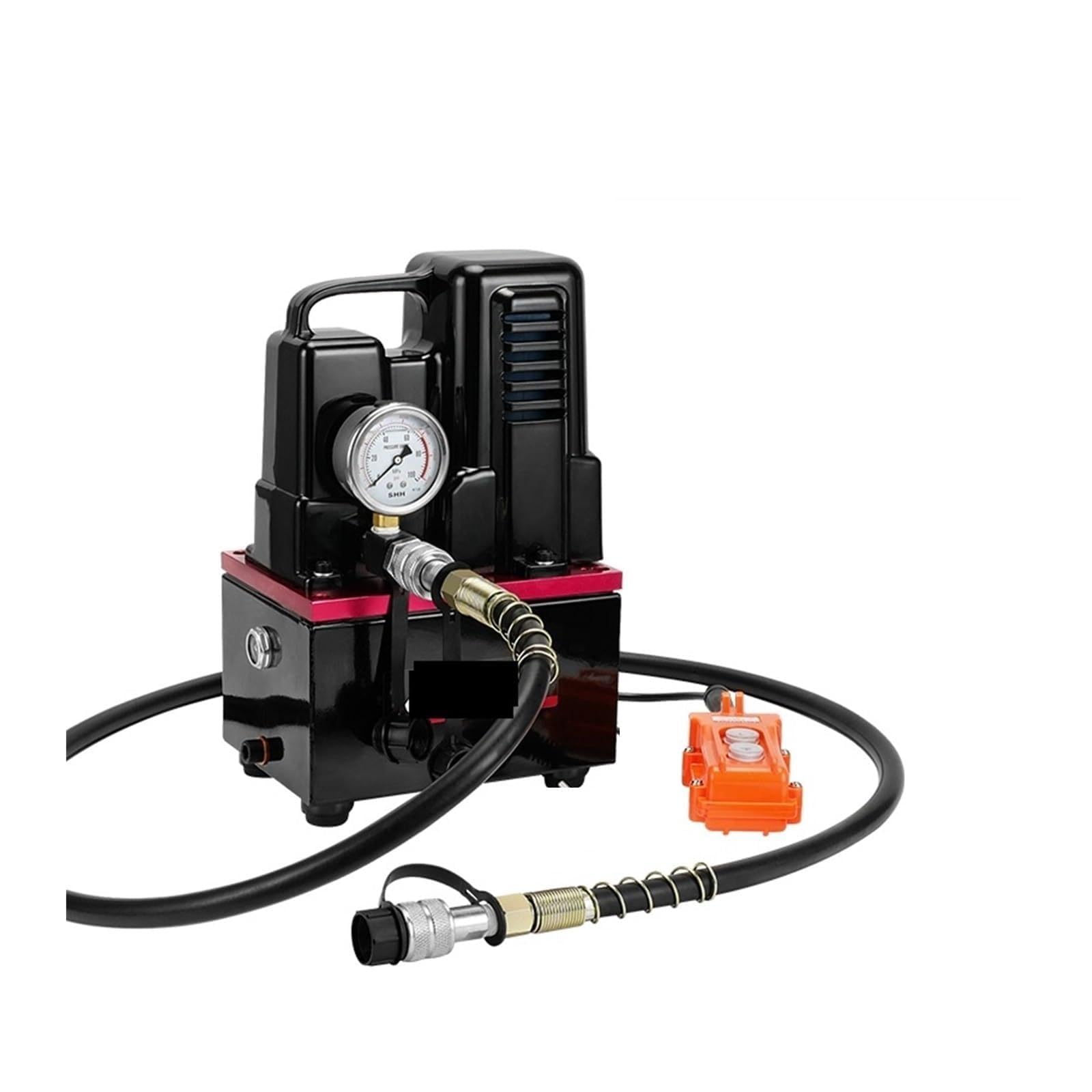 High-Voltage Electric Pump Manual/Foot Switch Electric Hydraulic Pump Hydraulic Station for DIY Enthusiasts(QQ-700A 110V)