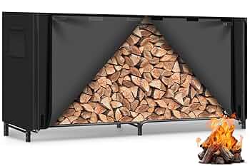 HIDEs Firewood様 Amazon.com : NEVERLAND Firewood Rack Cover 4ft - Waterproof