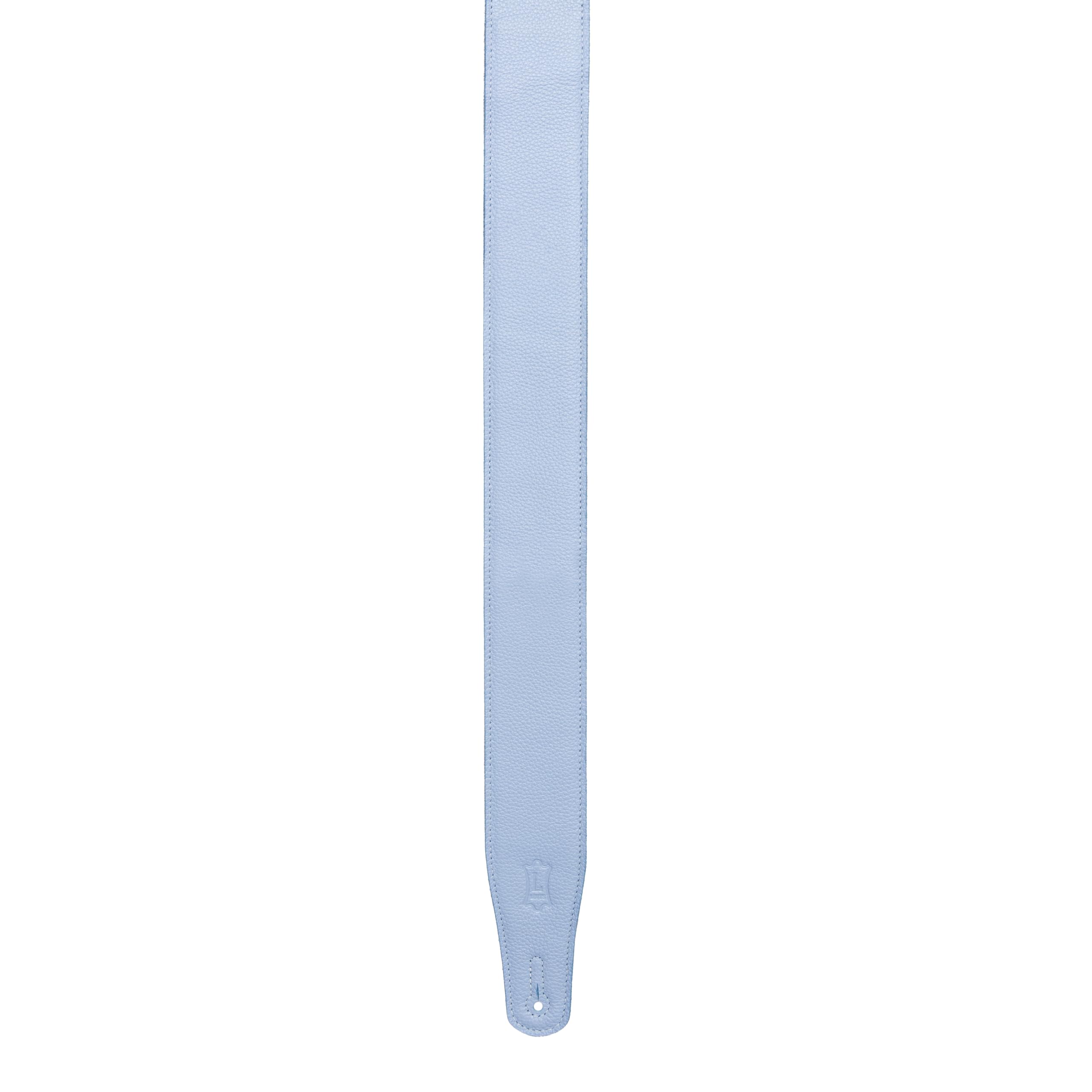 LEVY'S - Skórzany pasek na ramię Garment 2,5" regulowany 44-52", tył z zamszu, kolor Periwinkle (M26GFP-PRW)