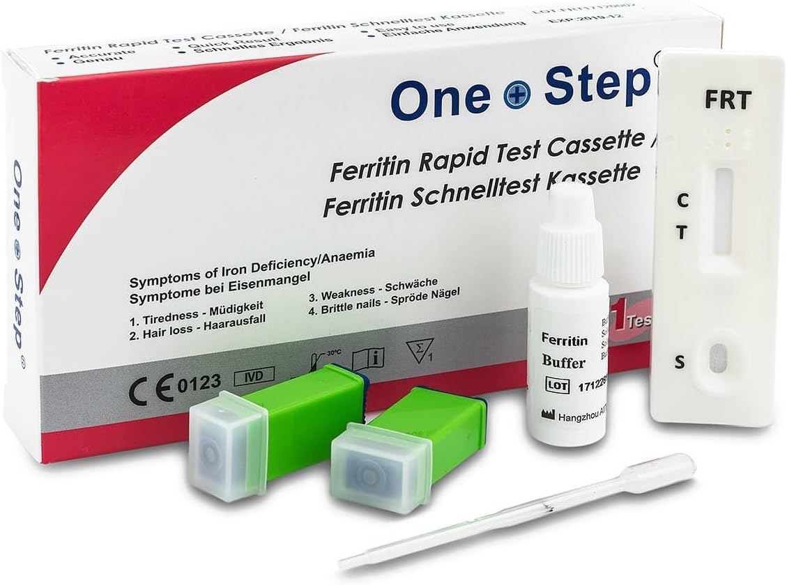 Anaemia Test Kit Iron Deficiency Ferritin Testing Blood Anemia Test One Step (1 Test)