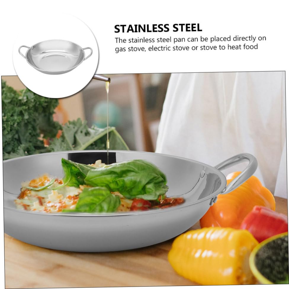 Wok de cocina Cabilock de acero inoxidable con doble mango miniatura 3