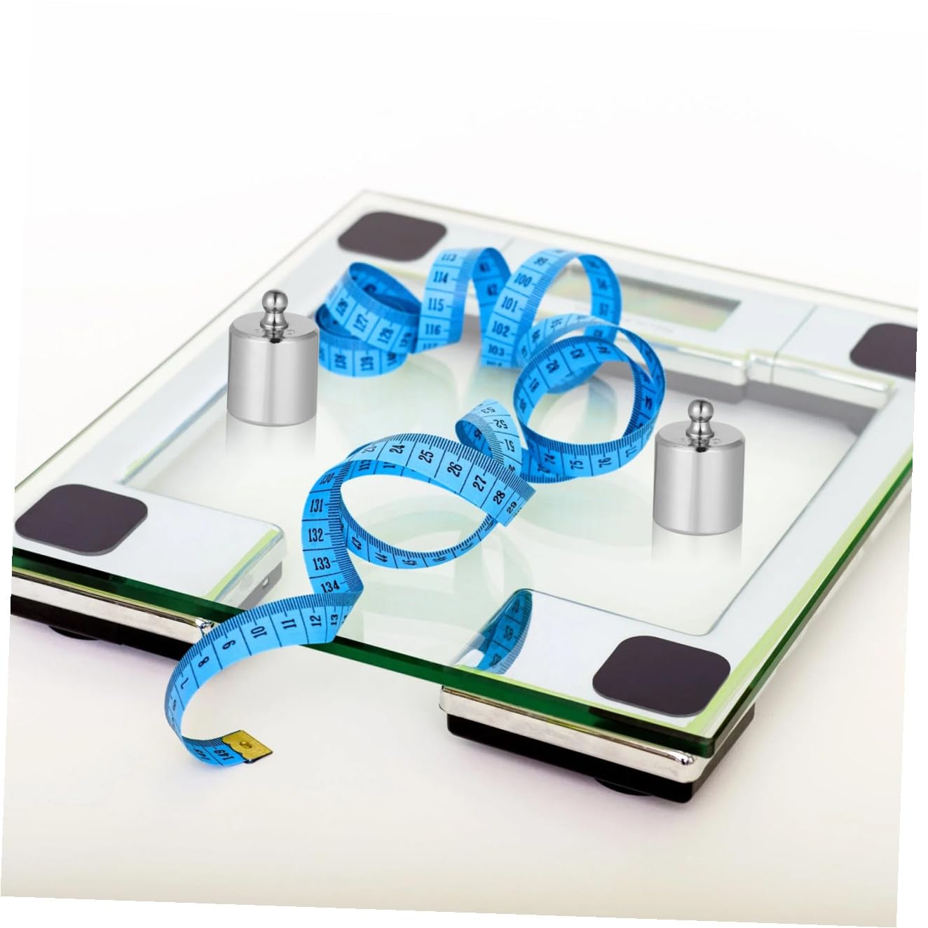 NUOBESTY Pesas de Calibración Cromadas de Acero M2 100g Juego de 3 Piezas para Balanzas Electrónicas Accesorios para Básculas Instrumento Educativo Resistente Corrosión