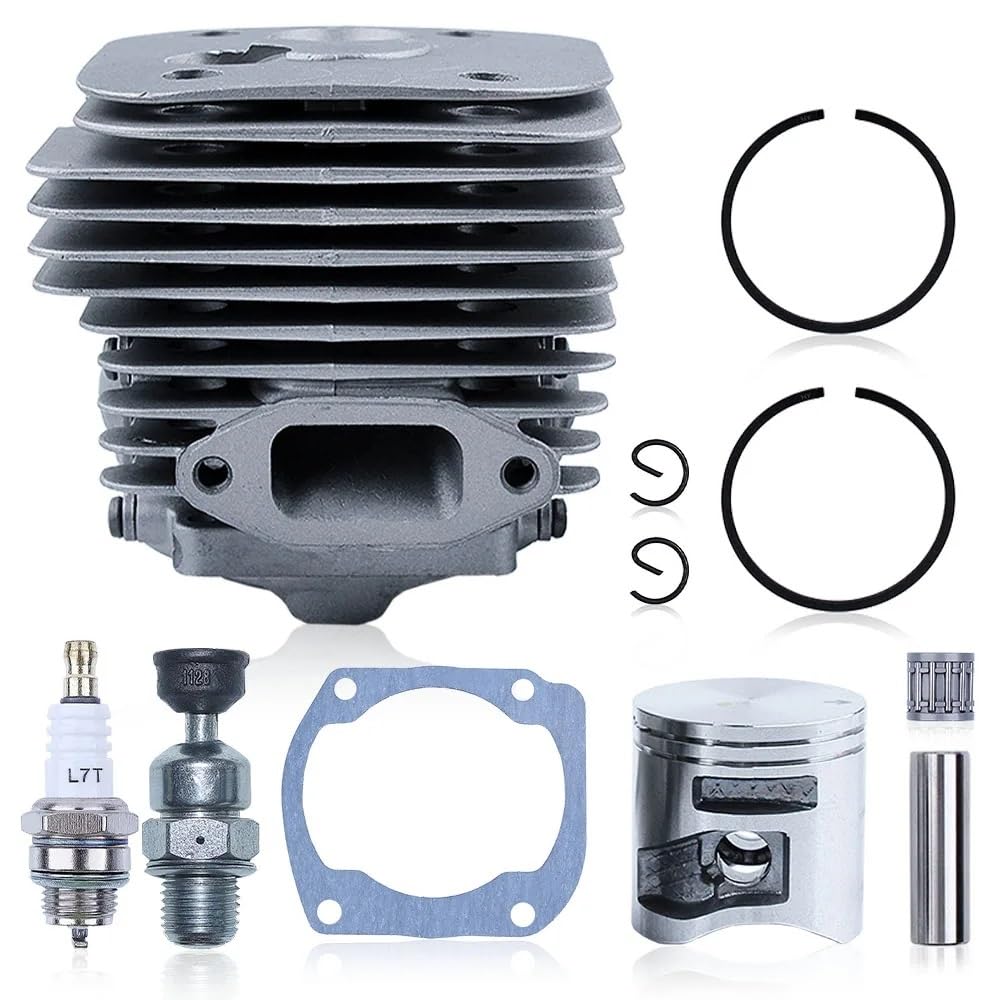 Yhfias One Color 50Mm Cylinder Piston Kit Fit For 372Xp 372 362 365 371 Chainsaw W Decompression 5039092-71