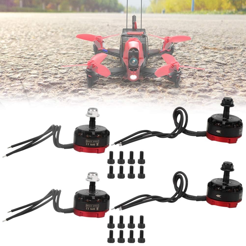 Silnik bezszczotkowy RC, 2300KV CW/CCW RC Drone Quadcopter Bezszczotkowy silnik do modernizacji części zamiennej (4 sztuki)