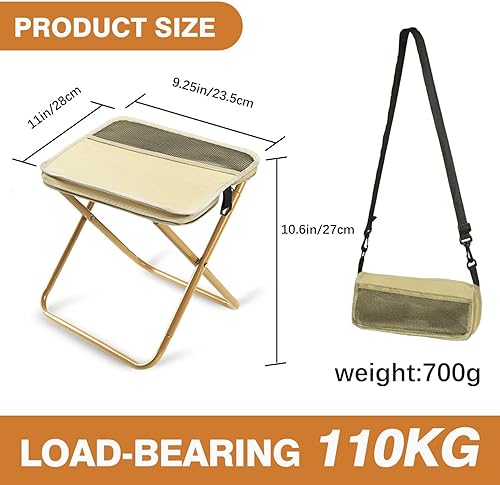 Miniatura 2 de Taburete convertible 2 en 1 tipo mochila  Asiento plegable que se transforma en bolso con mangas de protección solar y máscara facial, silla