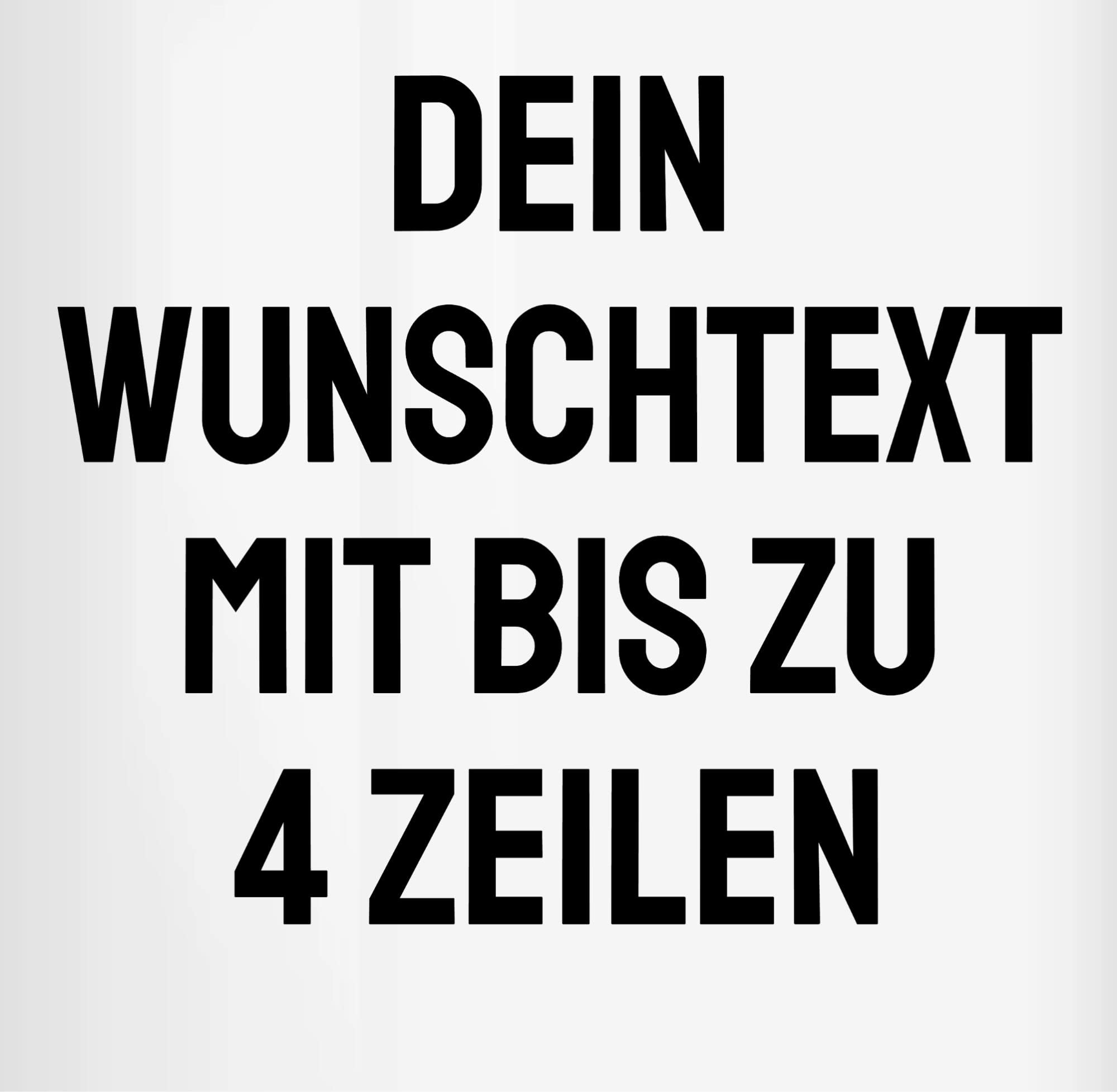 Tasse Tassen 325ml - Aufdruck selbst gestalten - Wunschtext I Eigener Text I Personalisierter Text I Custom Text - 325 ml - Schwarz - namenstassen paartassen personalisierte name glühweintassen