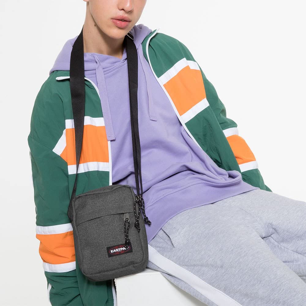EASTPAK THE ONE Bolso Bandolera, 2.5 L - Black Denim (Gris)