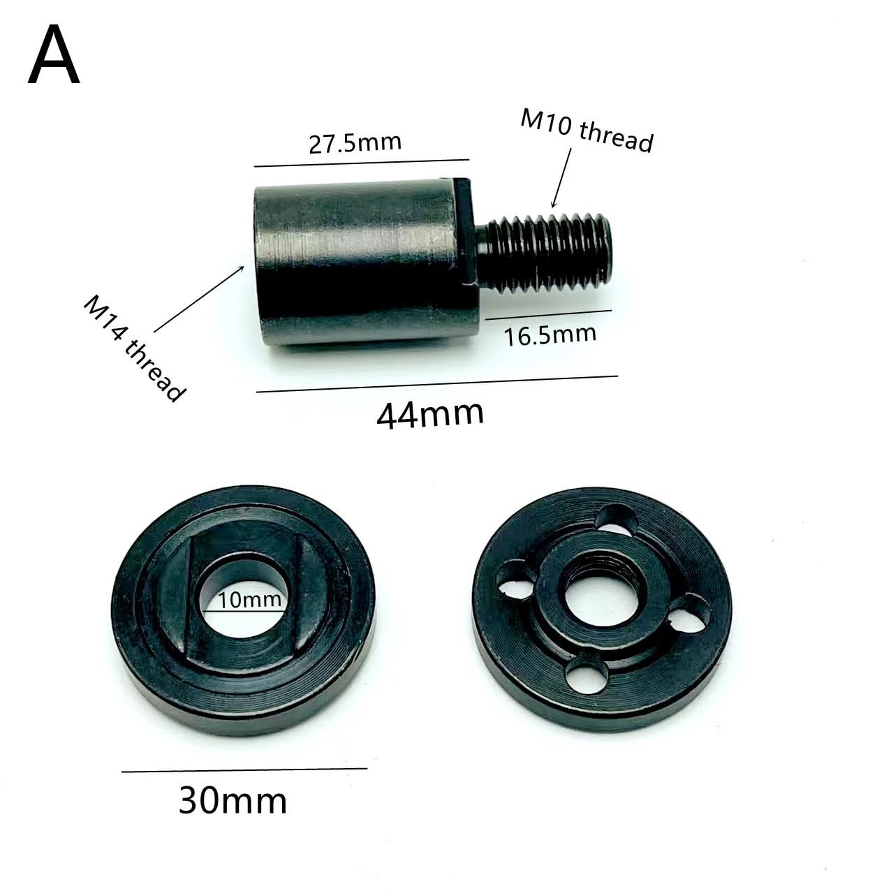 1 pièces alésage 20mm Dia 3 pouces/75mm meule diamantée brasée sous Vide à Sec Disque de meulage de Profil de Bord Demi-bullnose(A)