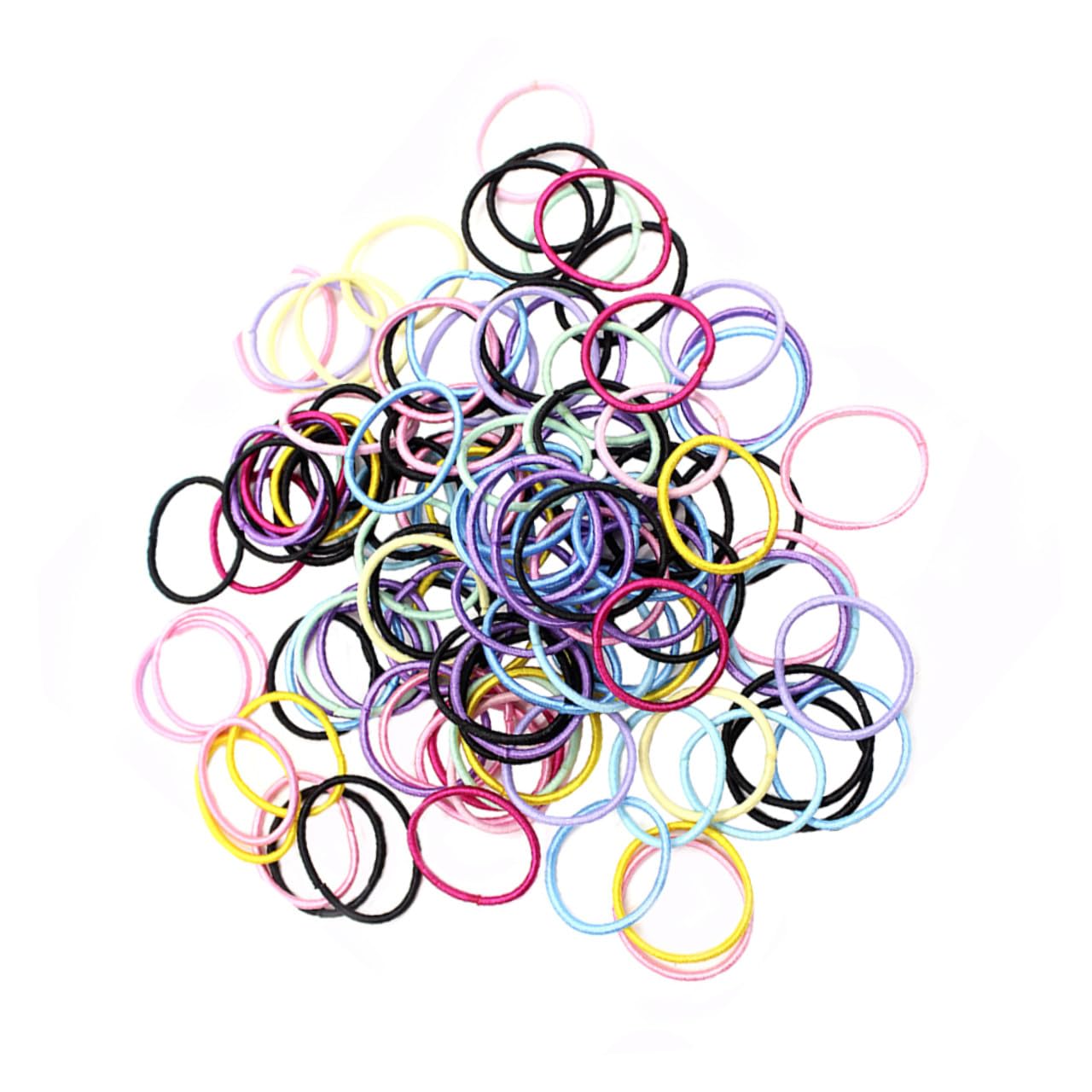 minkissy 600piezas Gomillas Elásticas Multicolores Para Juego Anillos Para Coleta Accesorios Cabello Infantil