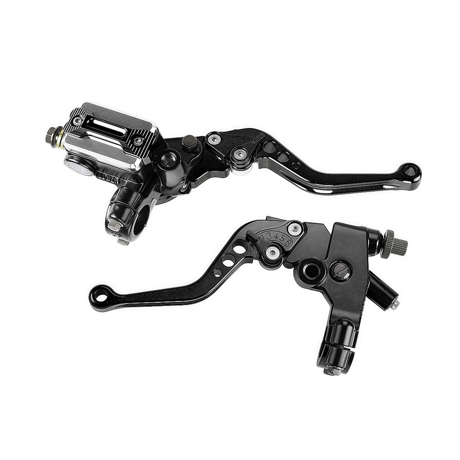 Riderai Black Motorbike Clutch Levers Universal Motorcycle Brake For Master Cylinder 22Mm Hydraulic Clutch Lever For Honda For Yamaha(Black)