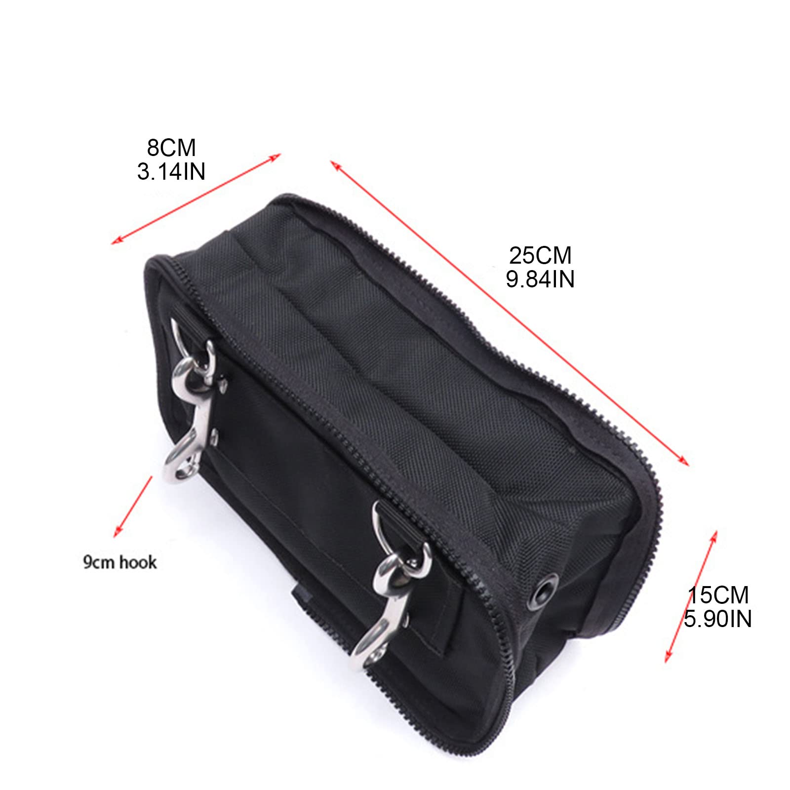 KAIXINXIN Diving Side-Mount Storage Pocket 1680d Nylon Cloth 316 Double Hook Great