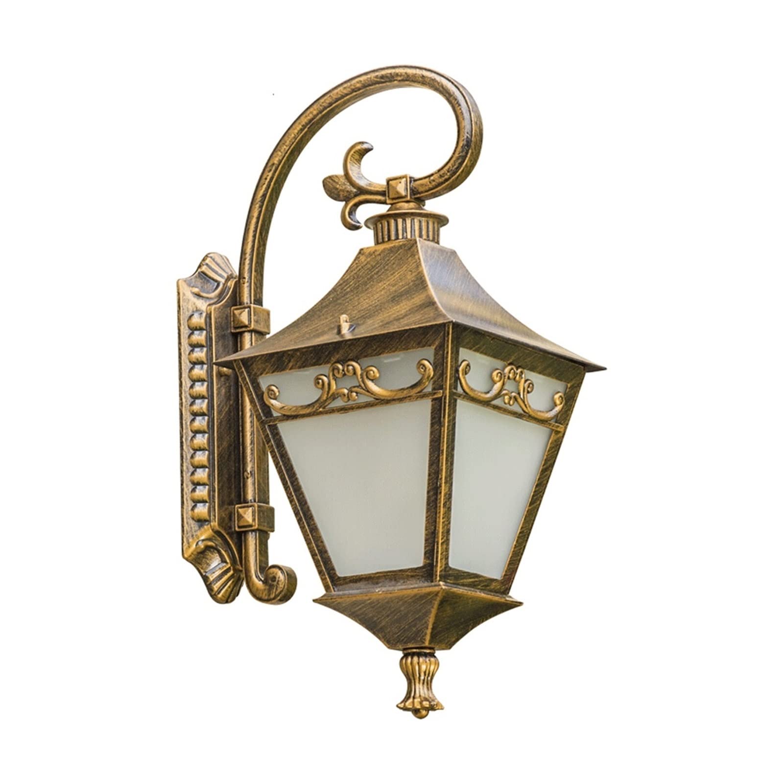 Lanterne murale extérieure étanche en verre luminaire LED jardin