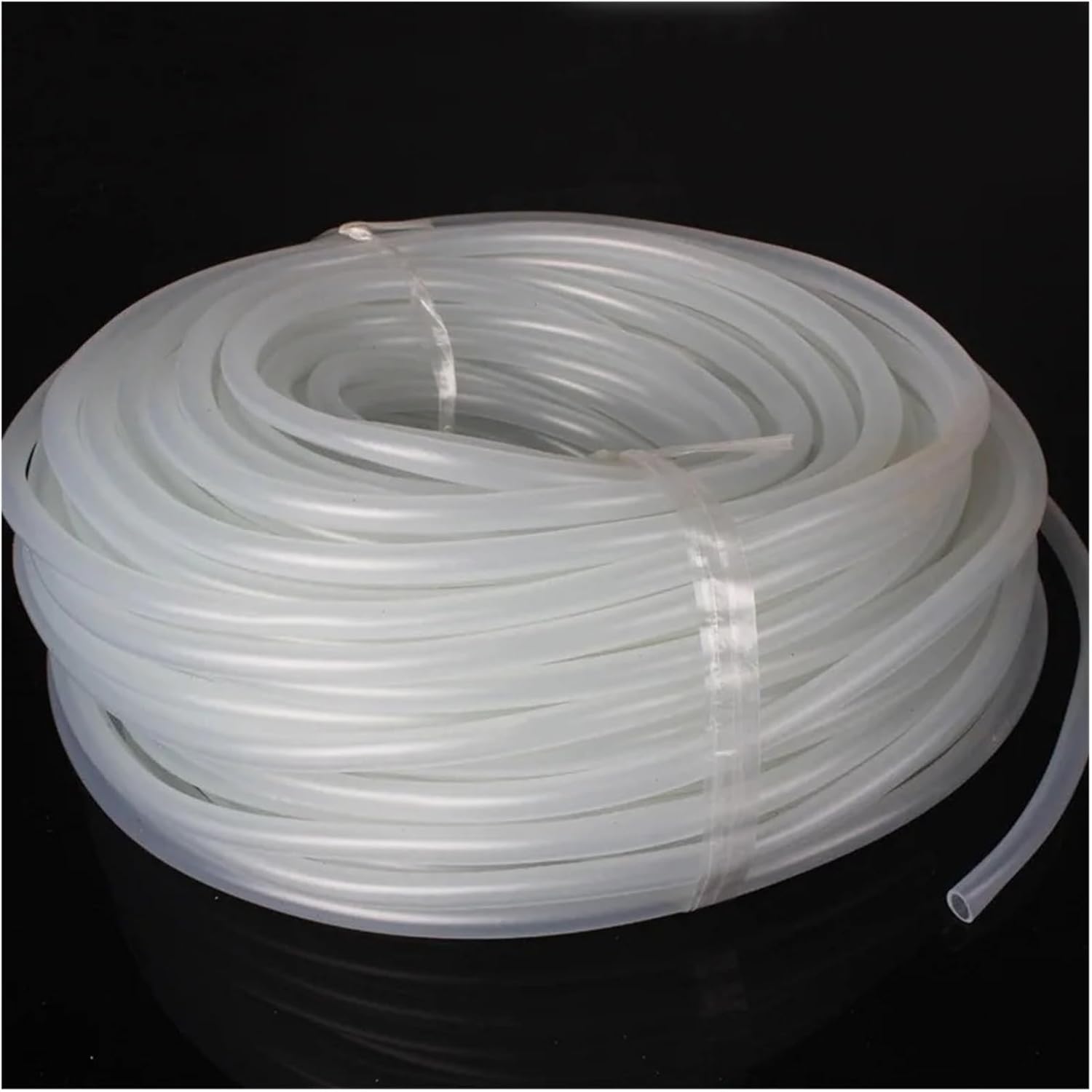 Silicone Aquarium Oxygen Pump Hose, Air Bubble Stone, Fish Tank, Pond Pump Tube, Food Grade Material, 4 * 6mm, 1-20Meter(20 Meters)
