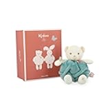 Kaloo - Plume - Bubble of Love Green Bear - 23 cm Cuddly Bear Plush - Small Soft Toy Teddy Bear for Babies - Develops Sense of Touch - Pretty Customisable Gift Box - 0 Months +, K214000