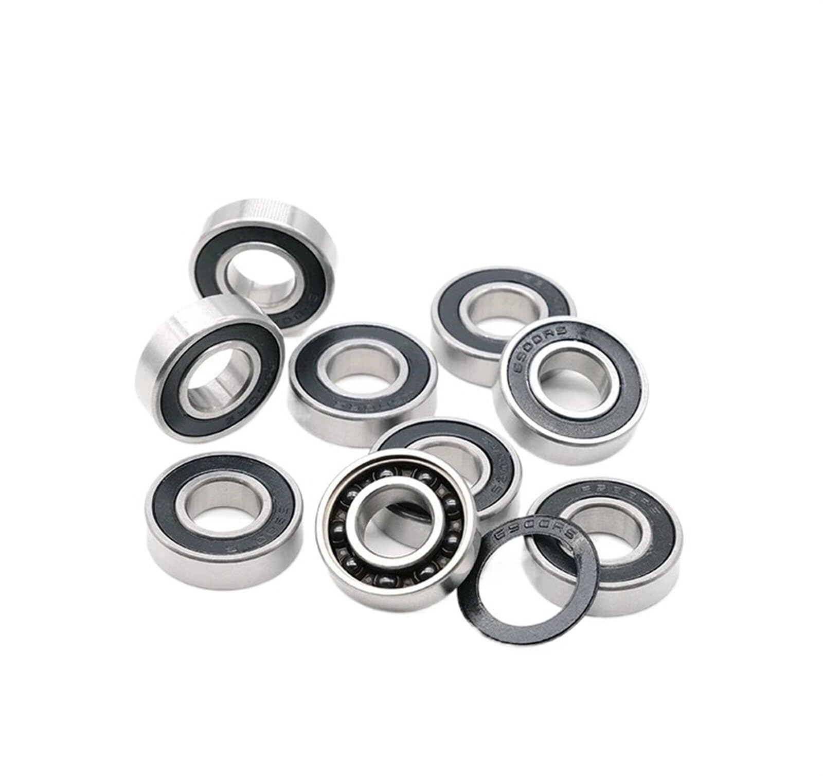 Bimetal Seal Shield Micro rodamiento rígido de Bolas 10 Uds S6900RS 10x22x6mm ABEC-7 rodamientos de Bolas de Acero Inoxidable