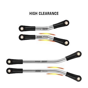 【CPC-L24】アザラシ Amazon.com: INJORA Stainless Steel High Clearance Chassis 4