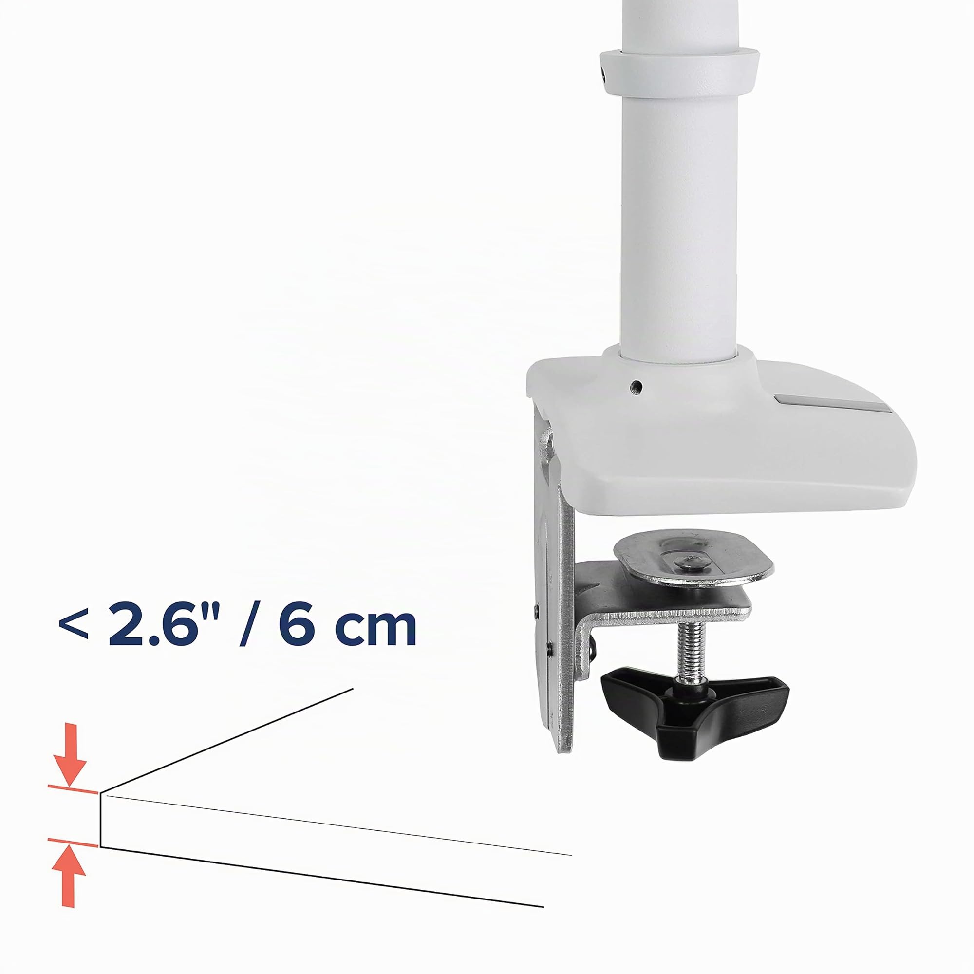 Ergotron Bras LX Premium Support Mono-écran 34 Pouces VESA 75x75/100x100 Blanc