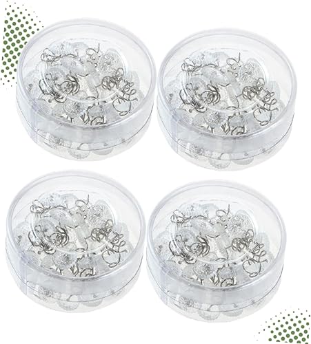 Miniatura 5 de HOMSFOU 4 cajas con cierre de hebilla de clip uñas trenzadas colcha fija para cama sofá