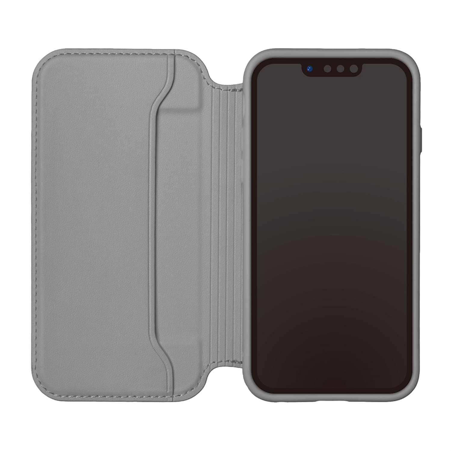 プレミアムスタイル PGA PG-DGF21J30DV ガラスフリップケース STARWARS ダースベイダー〔iPhone 13 mini用〕