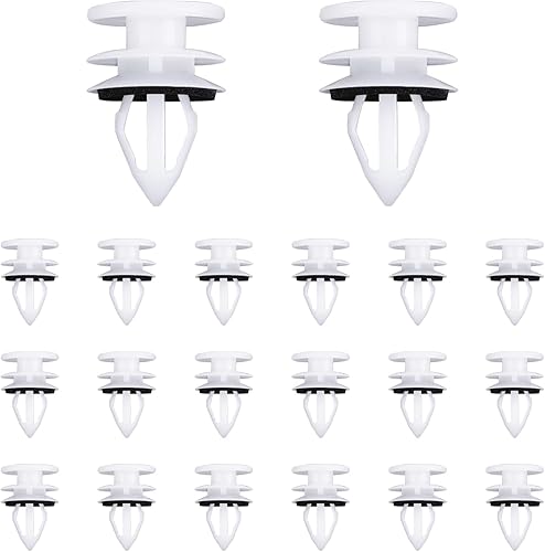Dickno 20 clips de retención para panel de moldura de puerta, clip de panel inferior de automóvil, OEM 11519031, repuesto de sujetador de forro de