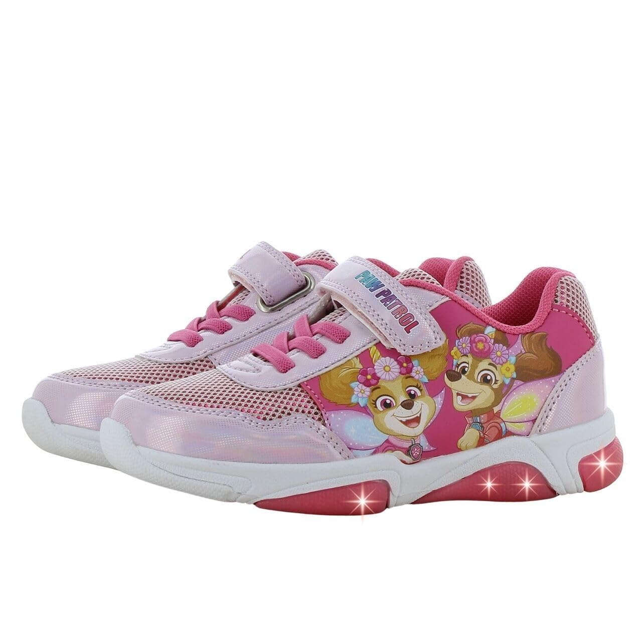 Leomil Paw Patrol Baskets Lumineuses pour Filles Chaussures Enfants, Idéal pour l'école et Les Loisirs
