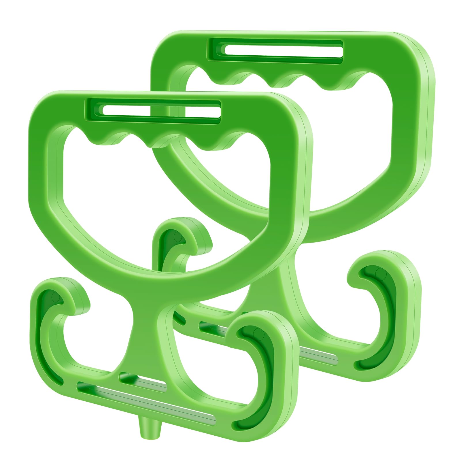 Hvxrjkn 2Pcs Grocery Bag Carrier Heavy Duty Grocery Bag Holder Shopping Bag Holder Each Holds Up to 100lbs Multi Purpose Bag Holder Handle for