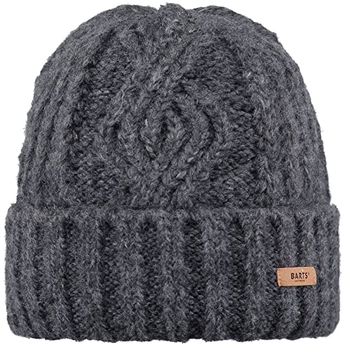 Barts Damen Mütze Farrah Beanie, anthrazit, Einheitsgröße