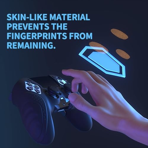 Miniatura 4 de PlayVital Guardian Edition Anti-Slip Ergonomic Silicone Cover Case for ps5 Edge Controller, Soft Rubber Protector Skin for ps5 Edge Wireless